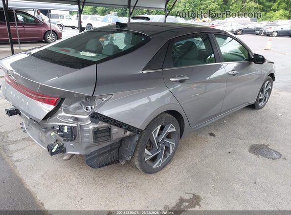 KMHLS4DGXRU811361 2024 HYUNDAI ELANTRA Gray უკანა მარჯვენა