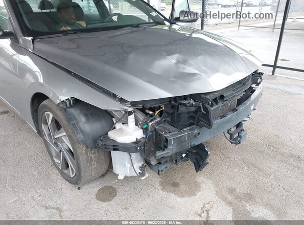 KMHLS4DGXRU811361 2024 HYUNDAI ELANTRA Gray წინა ხედი