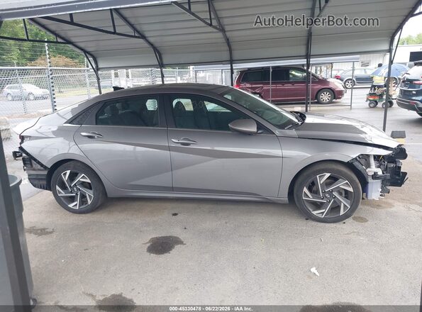 KMHLS4DGXRU811361 2024 HYUNDAI ELANTRA Gray სალონის 360-გრადუსიანი ხედი