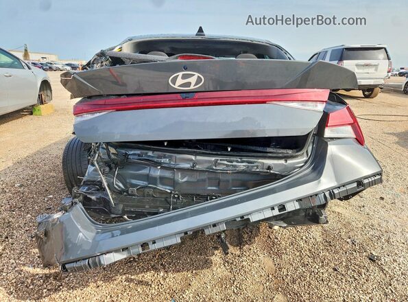 KMHLS4DGXSU001010 2025 HYUNDAI ELANTRA Серый Вид сзади