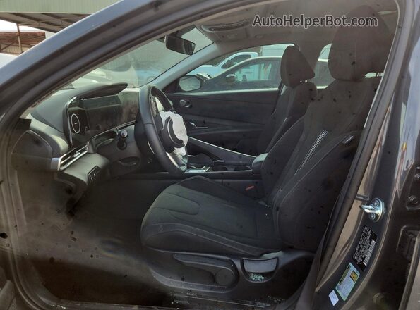 KMHLS4DGXSU001010 2025 HYUNDAI ELANTRA Серый Вид салона спереди