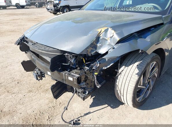 KMHLS4DGXSU022228 2025 HYUNDAI ELANTRA Gray წინა ხედი
