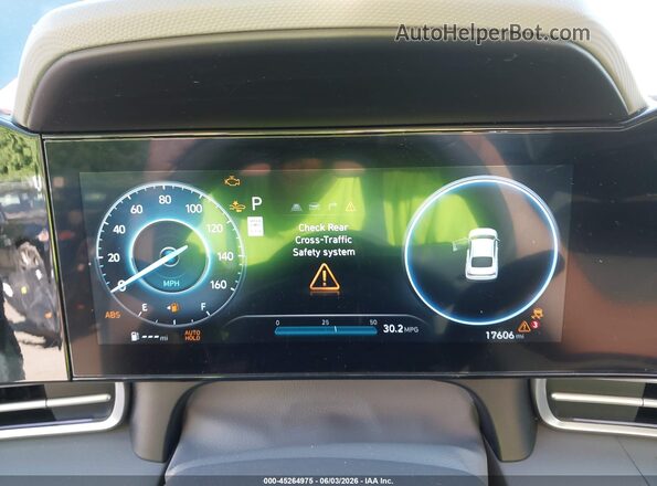 KMHLS4DGXSU022228 2025 HYUNDAI ELANTRA Gray უკანა სავარძლების ხედი