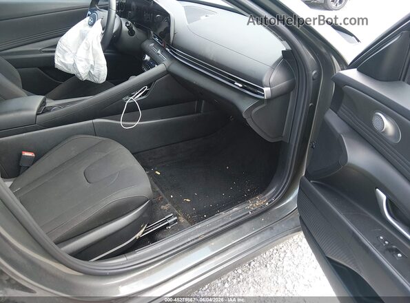 KMHLS4DGXSU081151 2025 HYUNDAI ELANTRA Gray Widok wnętrza z przodu