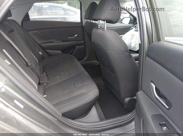 KMHLS4DGXSU081151 2025 HYUNDAI ELANTRA Gray Widok naklejki z numerem VIN