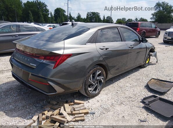 KMHLS4DGXSU081151 2025 HYUNDAI ELANTRA Gray Tył prawy