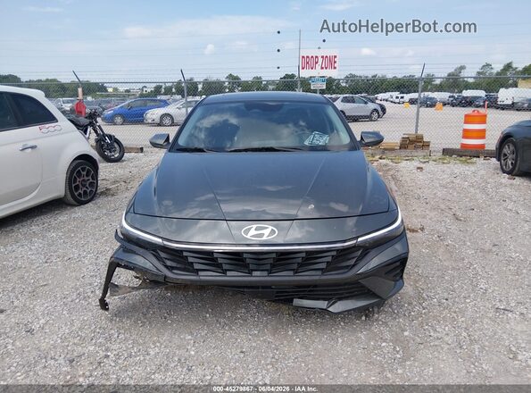 KMHLS4DGXSU081151 2025 HYUNDAI ELANTRA Gray Widok wnętrza z tyłu