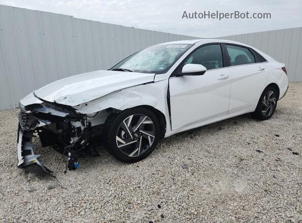 KMHLS4DGXSU924040 2025 HYUNDAI ELANTRA White 