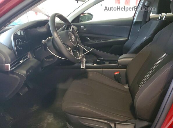 KMHLS4DGXSU962030 2025 HYUNDAI ELANTRA Темно-бордовый Вид салона спереди
