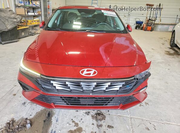 KMHLS4DGXSU962030 2025 HYUNDAI ELANTRA Темно-бордовый Вид спереди