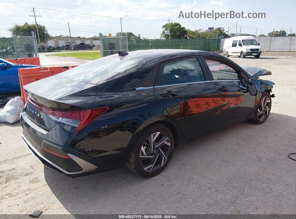 KMHLS4DGXSU975554 2025 HYUNDAI ELANTRA Black Задня права чверть