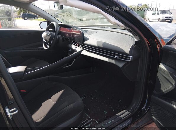 KMHLS4DGXSU975554 2025 HYUNDAI ELANTRA Black Вид салону спереду
