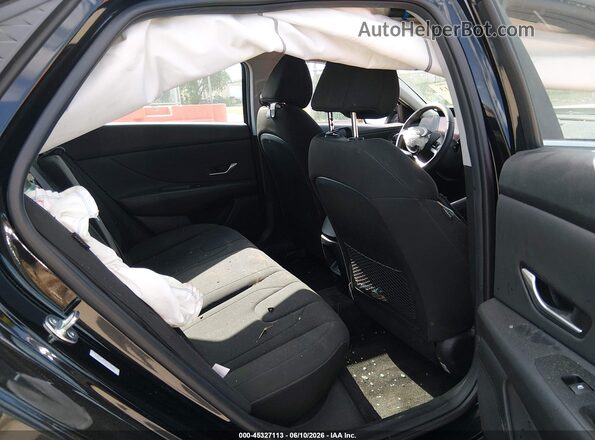KMHLS4DGXSU975554 2025 HYUNDAI ELANTRA Black Вид наклейки з VIN-кодом