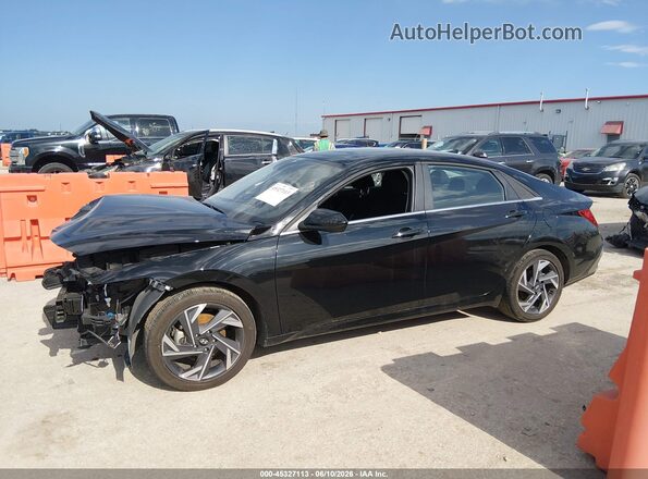 KMHLS4DGXSU975554 2025 HYUNDAI ELANTRA Black 