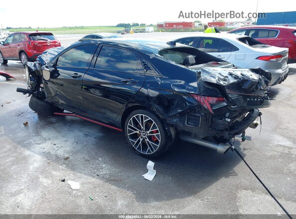 KMHLW4AK8PU014472 2023 HYUNDAI ELANTRA N Black Tył lewy
