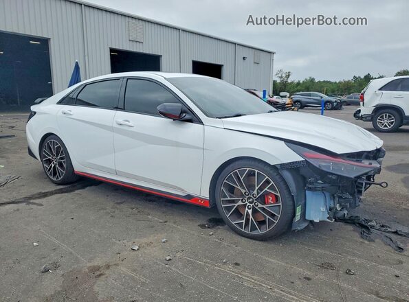 KMHLW4AK9PU010446 2023 HYUNDAI ELANTRA Белый Передняя правая четверть