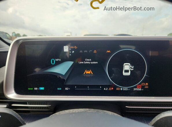 KMHM24AA4SA089543 2025 HYUNDAI IONIQ Black Вид щитка приладів