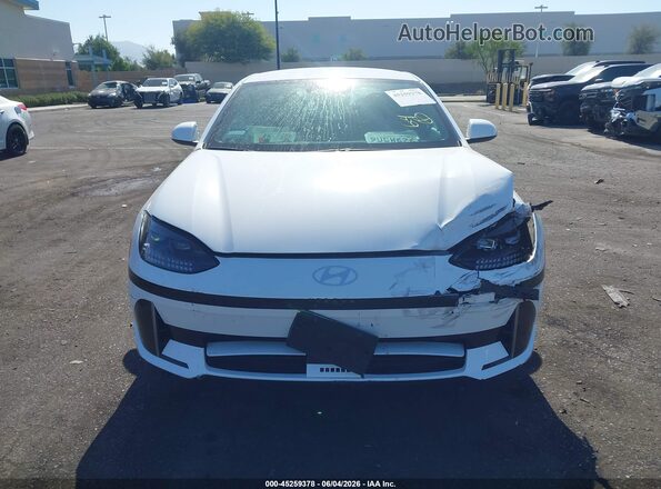 KMHM24AA5SA093309 2025 HYUNDAI IONIQ 6 White Instrument cluster view
