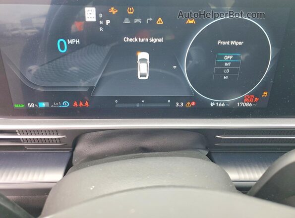 KMHM24AA6SA098535 2025 HYUNDAI IONIQ Gray Vista del cuadro de instrumentos