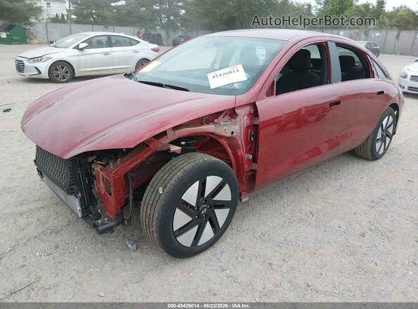 KMHM24AC2SA091437 2025 HYUNDAI IONIQ 6 Красный Передняя левая четверть