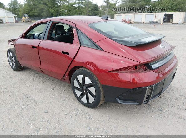 KMHM24AC2SA091437 2025 HYUNDAI IONIQ 6 Красный Задняя левая четверть