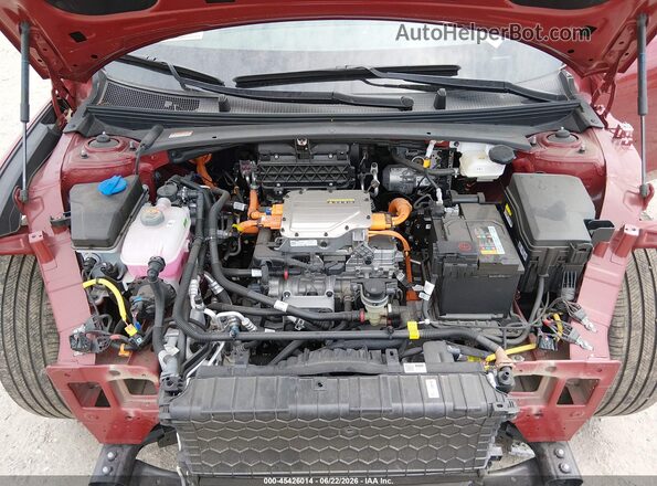 KMHM24AC2SA091437 2025 HYUNDAI IONIQ 6 Красный Вид сзади
