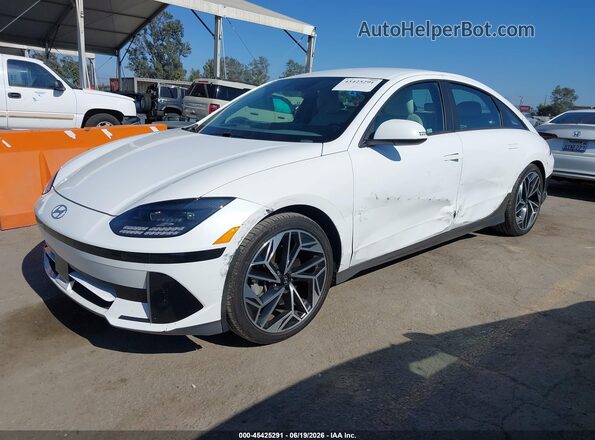 KMHM34AA0PA048234 2023 HYUNDAI IONIQ 6 Белый Передняя левая четверть