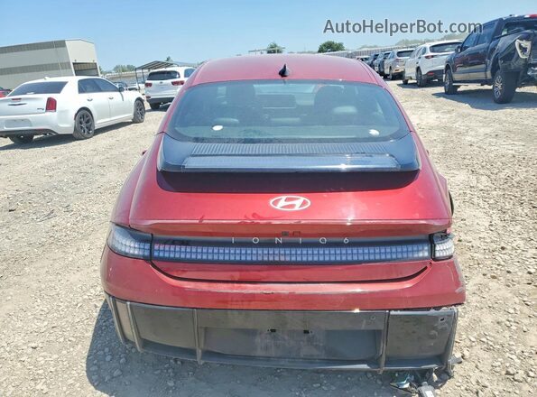 KMHM34AA2PA022783 2023 HYUNDAI IONIQ Red Вид ззаду