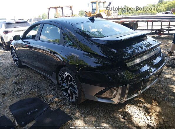 KMHM34AA5PA048746 2023 HYUNDAI IONIQ 6 Черный Задняя левая четверть