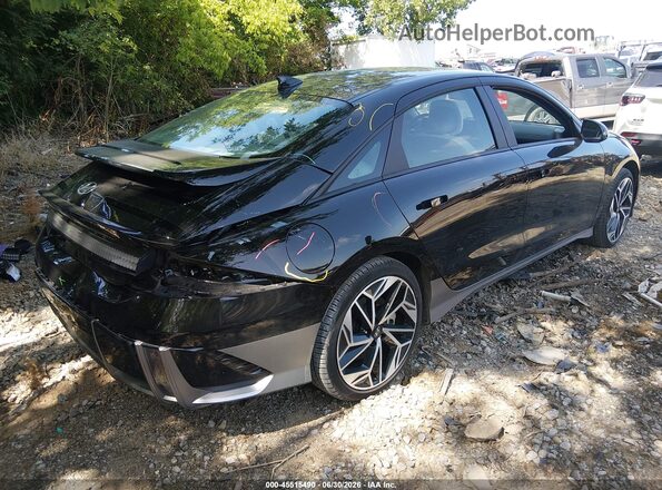 KMHM34AA5PA048746 2023 HYUNDAI IONIQ 6 Черный Задняя правая четверть