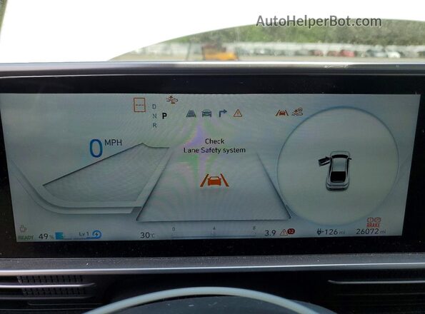 KMHM34AC5PA048716 2023 HYUNDAI IONIQ White Вид щитка приладів