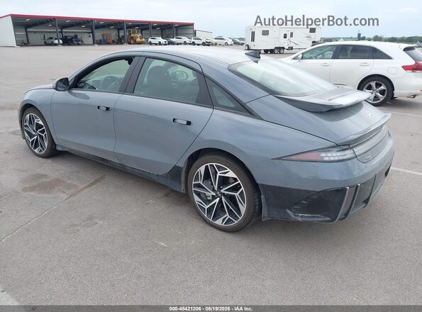 KMHM34AC6RA056004 2024 HYUNDAI IONIQ 6 Blue Rear left