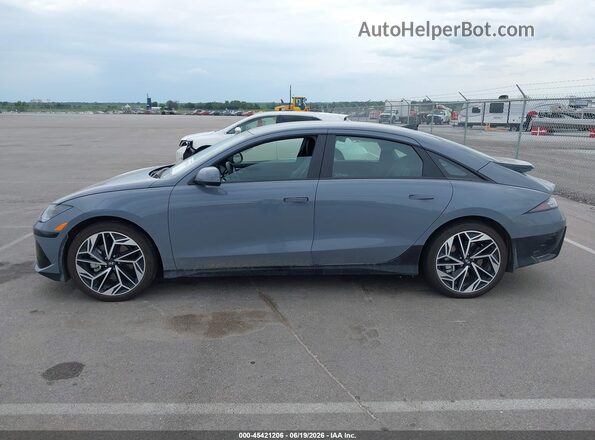 KMHM34AC6RA056004 2024 HYUNDAI IONIQ 6 Blue 360 interior view