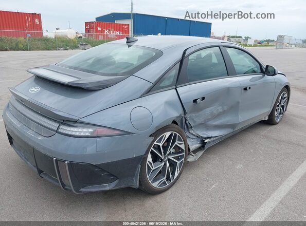 KMHM34AC6RA056004 2024 HYUNDAI IONIQ 6 Blue Front view