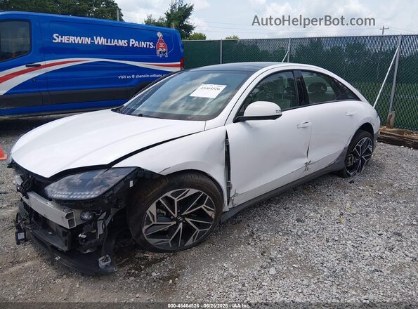 KMHM54AA0PA051595 2023 HYUNDAI IONIQ 6 White Front left