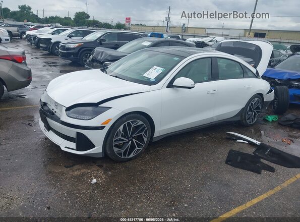 KMHM54AC2RA055068 2024 HYUNDAI IONIQ 6 White Vista tres cuartos delantera izquierda