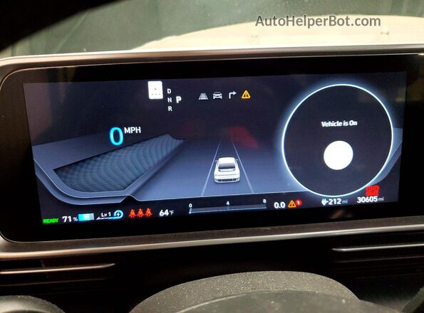 KMHM54AC6RA058667 2024 HYUNDAI IONIQ Green ხელსაწყოთა პანელის ხედი