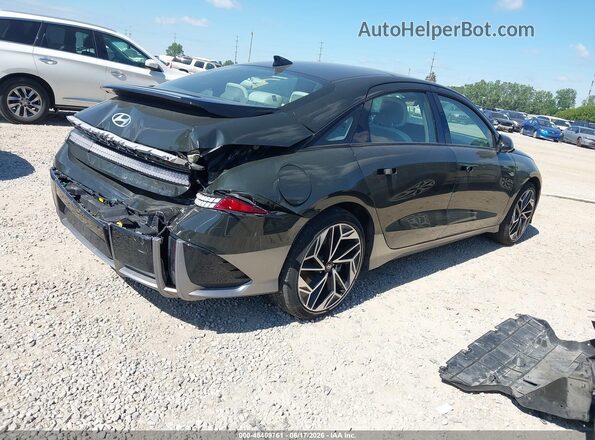 KMHM54AC9RA063328 2024 HYUNDAI IONIQ 6 Black Rear right