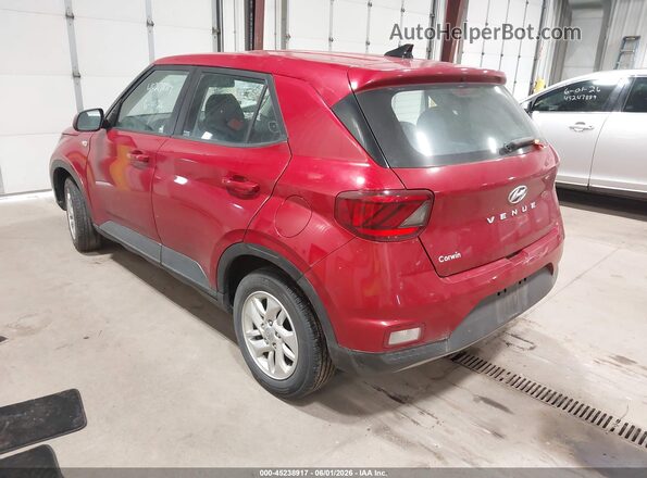 KMHRB8A30MU069788 2021 HYUNDAI VENUE Maroon Задня ліва чверть
