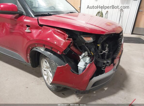 KMHRB8A30MU069788 2021 HYUNDAI VENUE Maroon Вид спереду