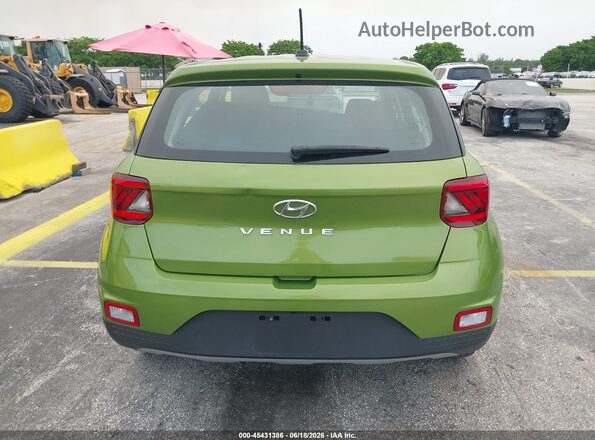 KMHRB8A34PU213945 2023 HYUNDAI VENUE Green 