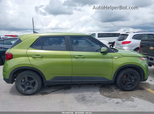 KMHRB8A37LU028119 2020 HYUNDAI VENUE Green უკანა სალონის ხედი