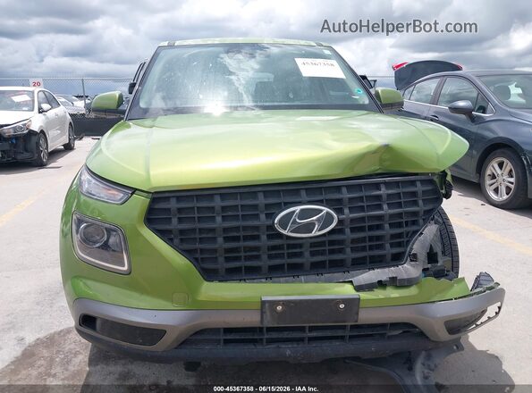 KMHRB8A37LU028119 2020 HYUNDAI VENUE Green ხელსაწყოთა პანელის ხედი