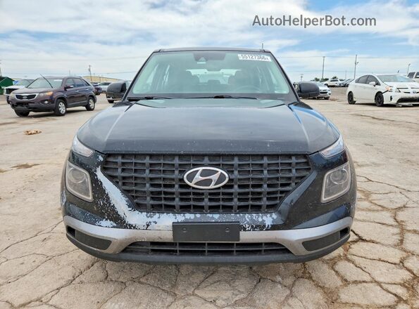 KMHRB8A38MU095524 2021 HYUNDAI VENUE Black Front view