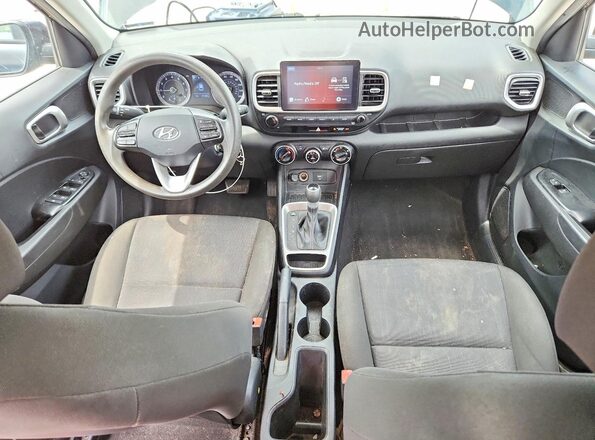 KMHRB8A38MU095524 2021 HYUNDAI VENUE Black Dashboard view