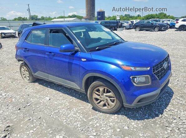 KMHRB8A3XMU066302 2021 HYUNDAI VENUE Blue Передня права чверть
