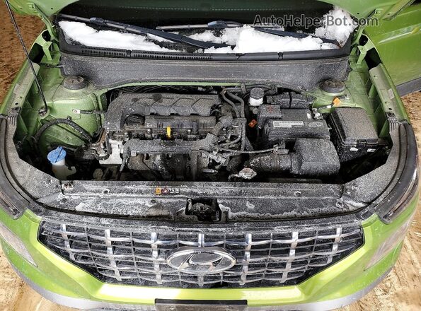 KMHRC8A30LU016939 2020 HYUNDAI VENUE Зеленый Вид задней части салона