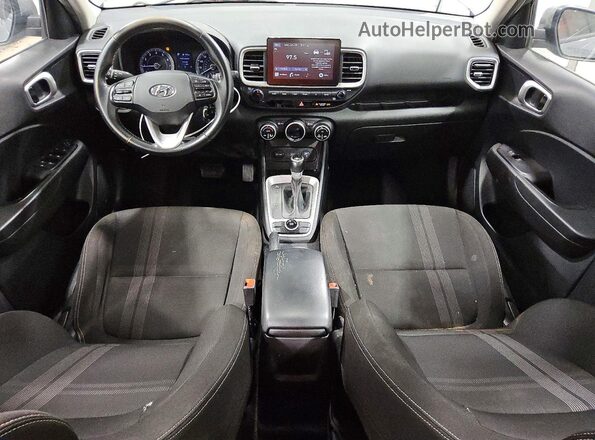 KMHRC8A30LU038083 2020 HYUNDAI VENUE Gray Առջևի վահանակի տեսք