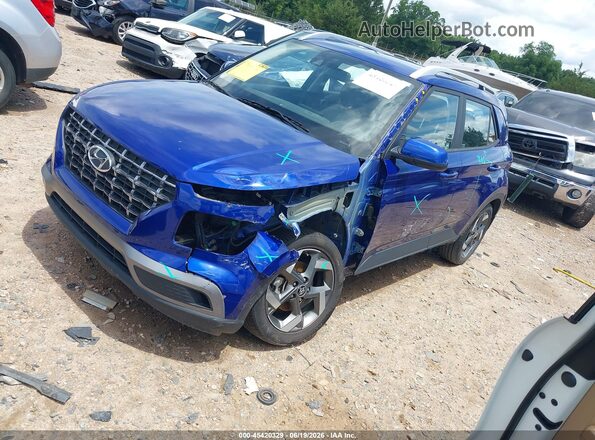 KMHRC8A30MU077693 2021 HYUNDAI VENUE Blue Front left