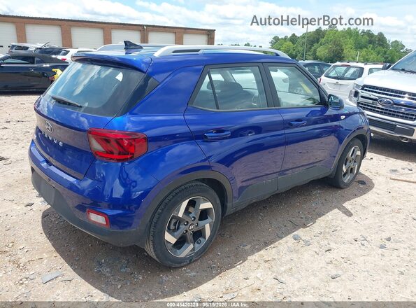 KMHRC8A30MU077693 2021 HYUNDAI VENUE Blue Rear right